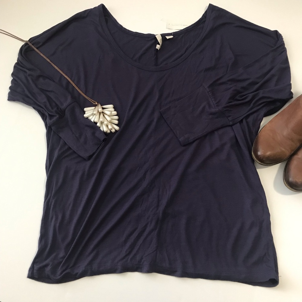 NWT purple dolman sleeve top size XL New York Co